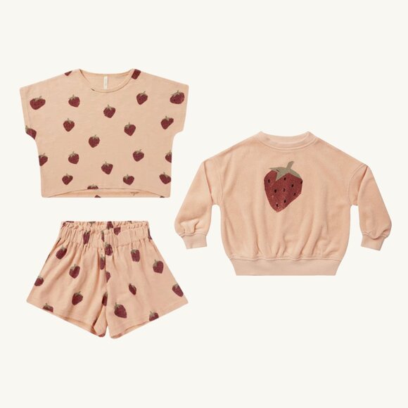 Rylee + Cru Other - NWT - Rylee + Cru strawberru 4T set